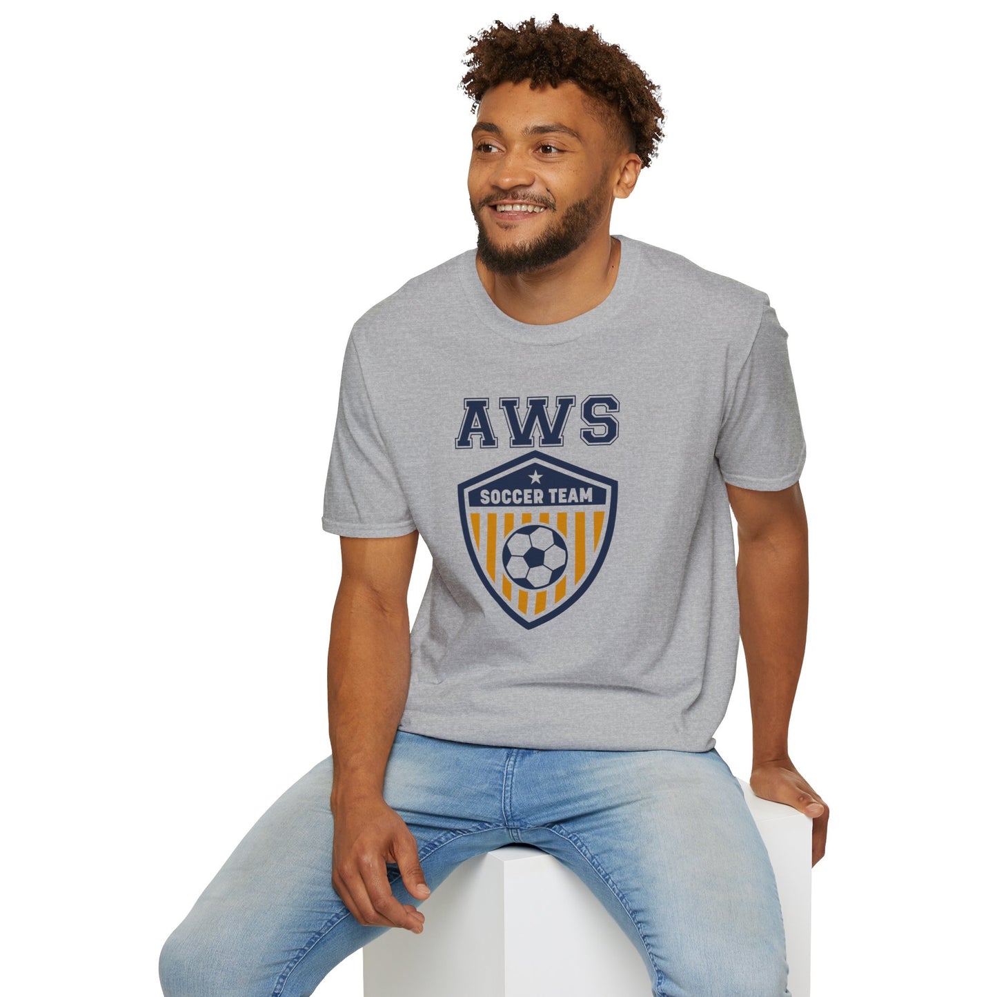 AWS Soccer Crest | Softstyle T-Shirt