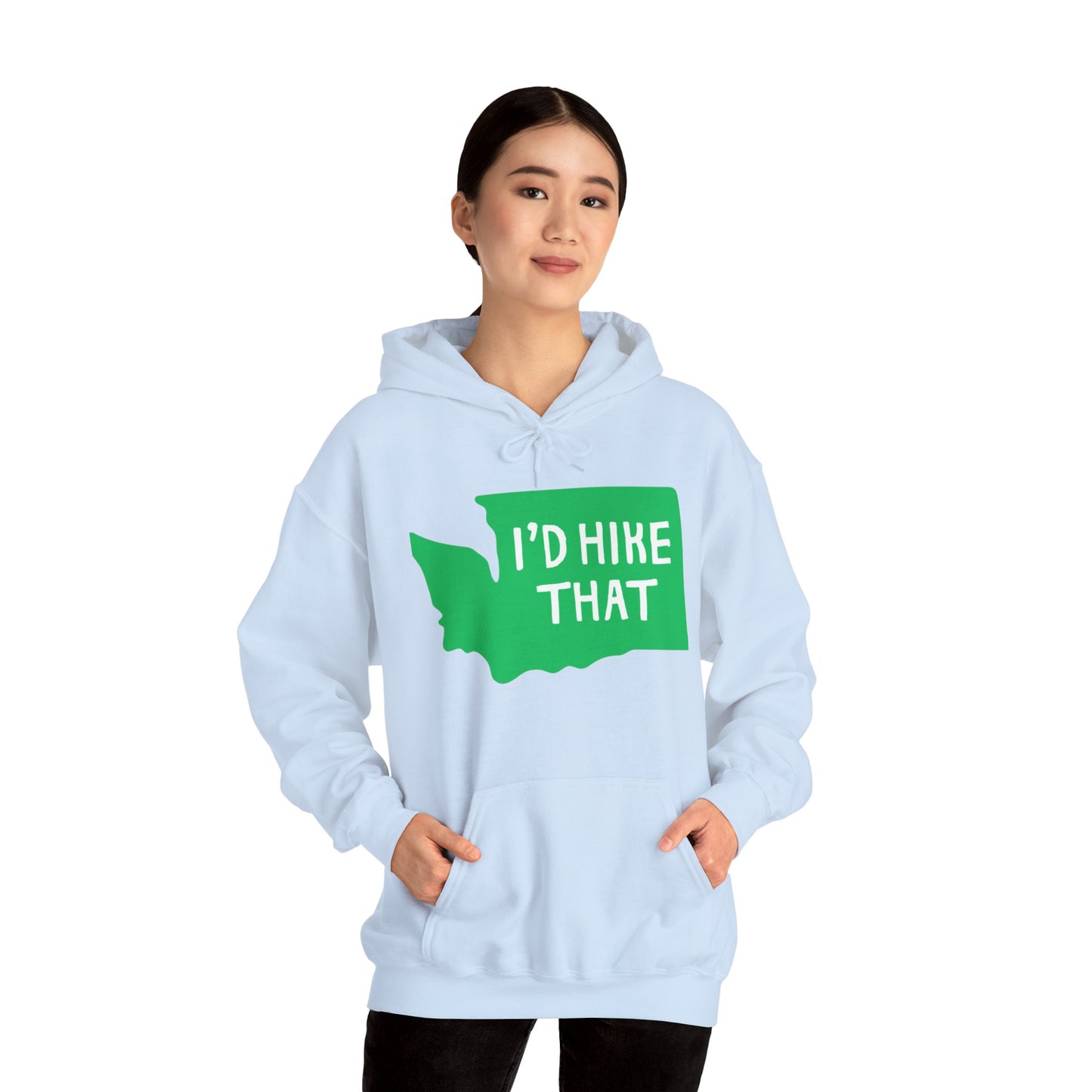 Washington I'd Hike That Hoodie | Premium Soft Pullover Hoodie