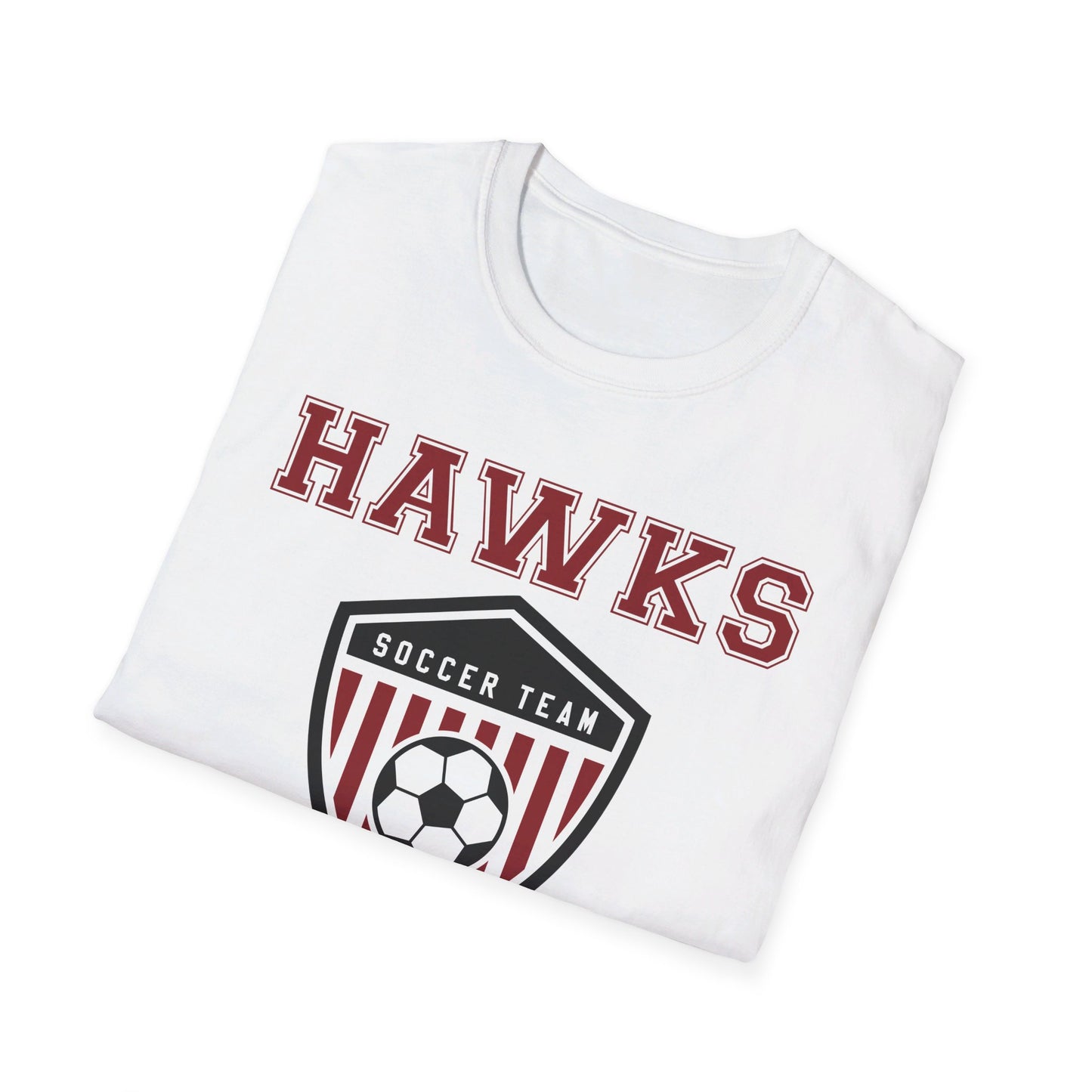 Hawks Soccer Crest | Softstyle T-Shirt