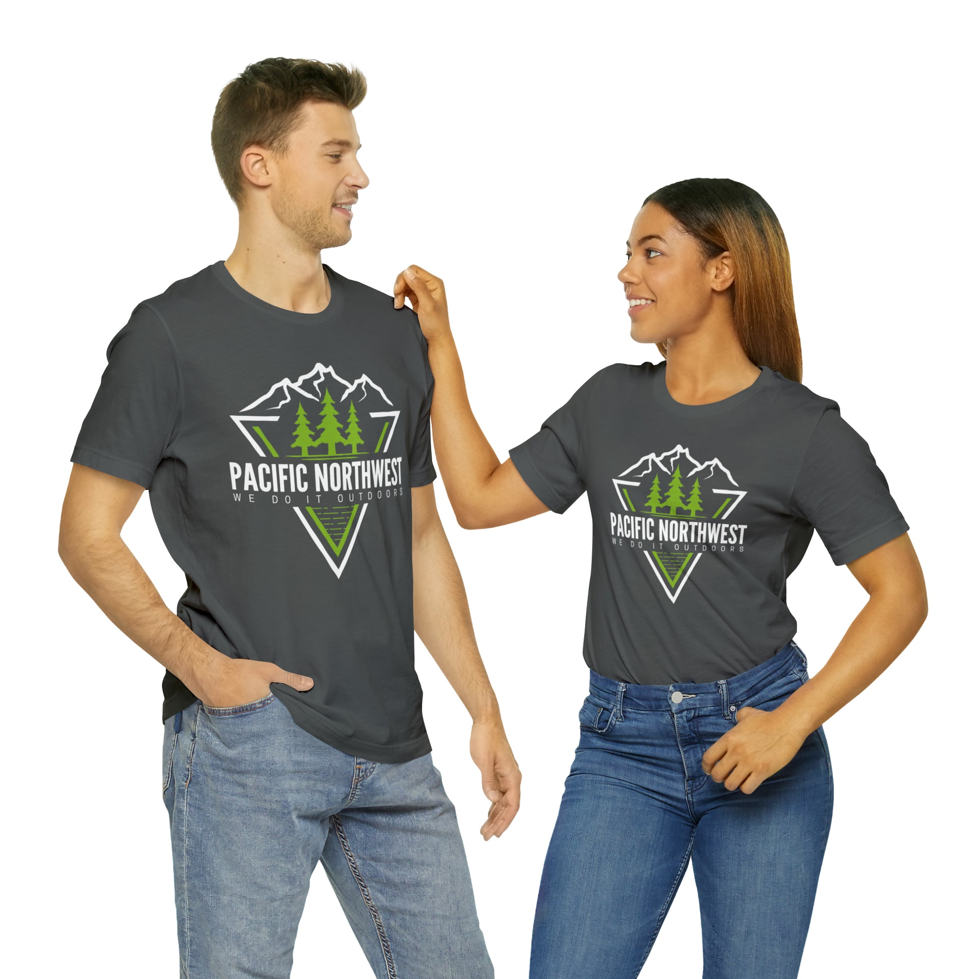 Pacific Northwest We Do It Outside | Men/Unisex T-Shirt - Mightee