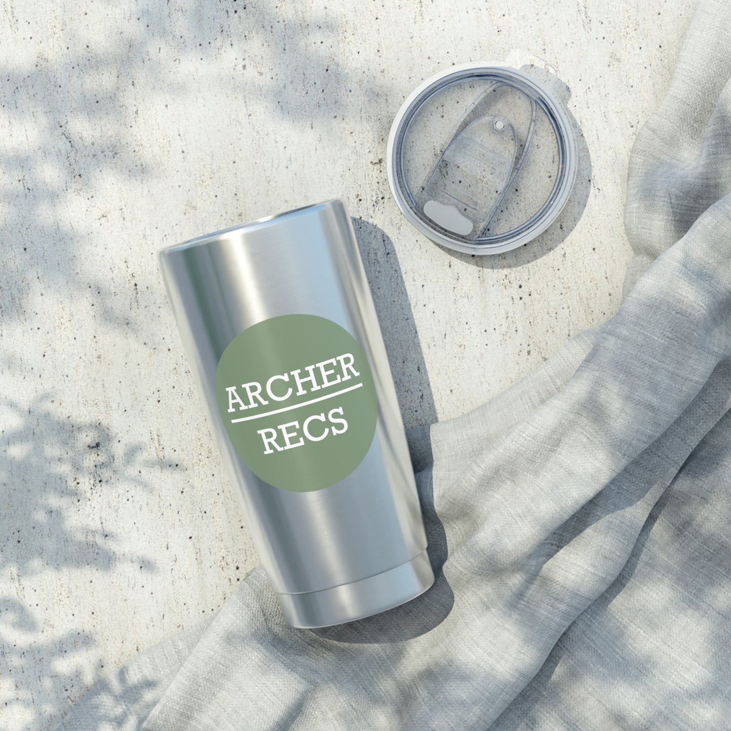 Archer Recs | Stainless Steel 20oz Tumbler