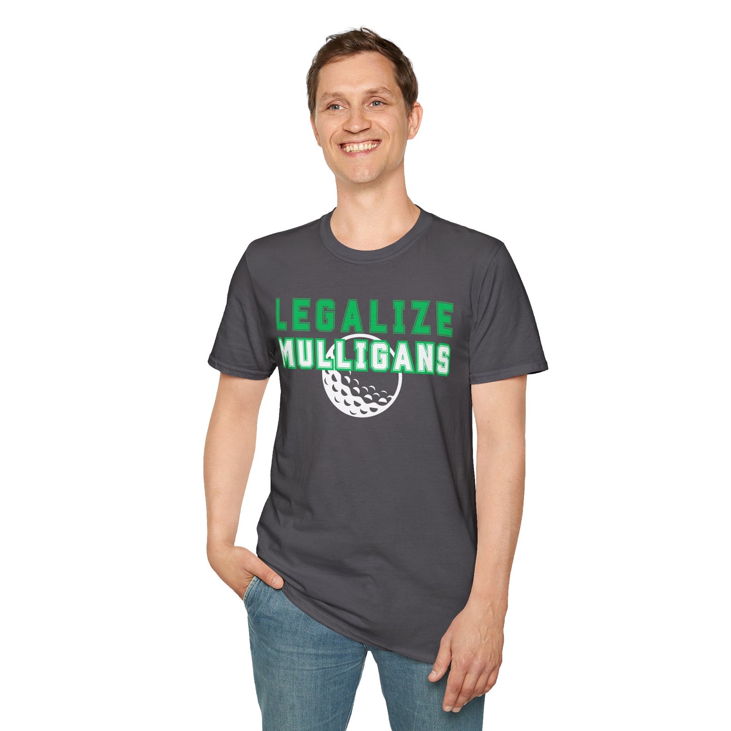 Legalize Mulligans Funny Golf T-Shirt | Premium Soft Tee