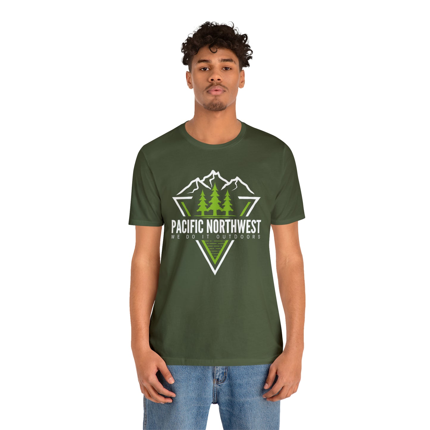 Pacific Northwest We Do It Outside | Men/Unisex T-Shirt - Mightee