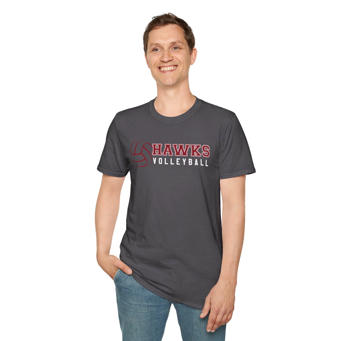 Hawks Volleyball Fanatic | Softstyle T-Shirt