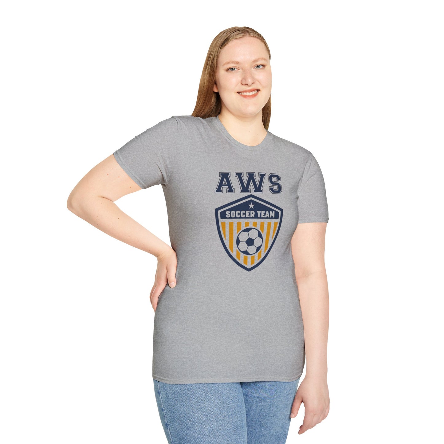 AWS Soccer Crest | Softstyle T-Shirt