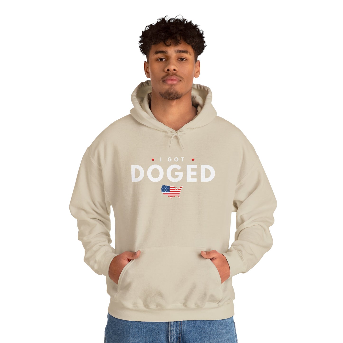 I Got Doged | Unisex Hooded Sweatshirt