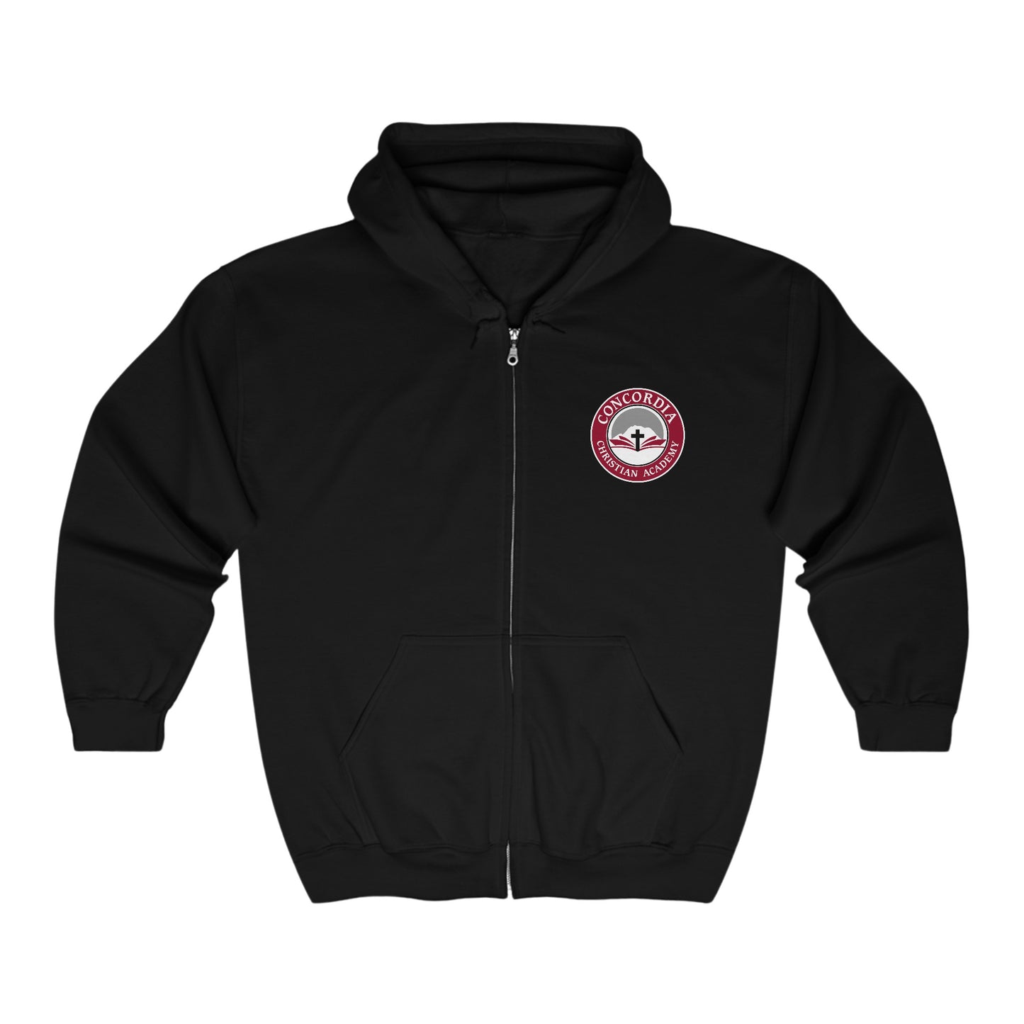 Concordia Christian Academy | Unisex Soft Fleece Full Zip Hoodie