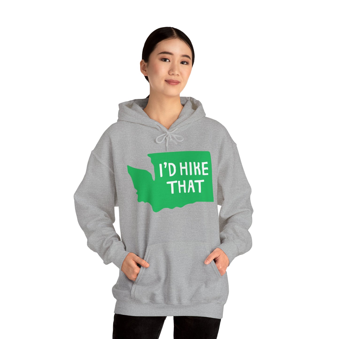 Washington I'd Hike That Hoodie | Premium Soft Pullover Hoodie