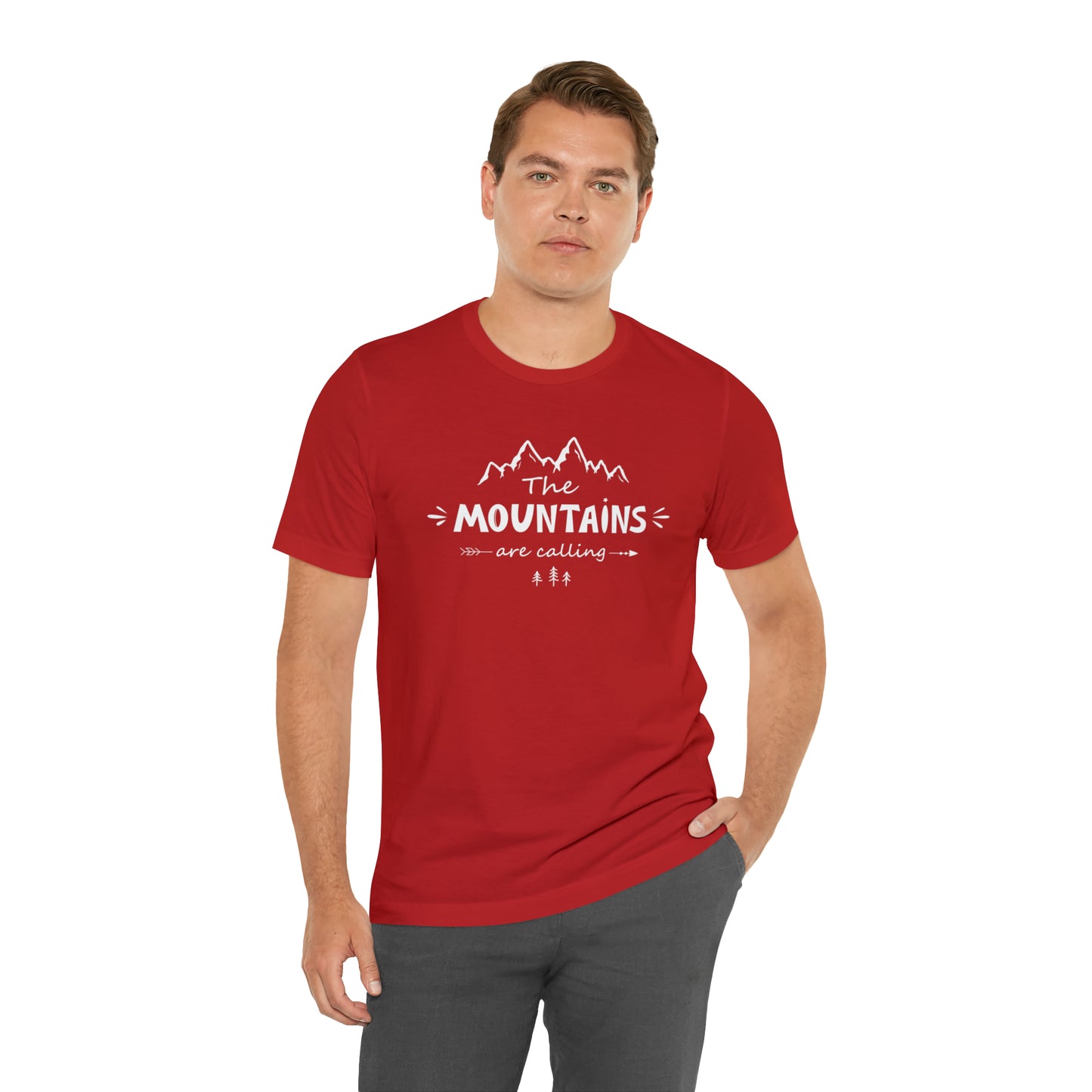 The Mountains Are Calling | Men/Unisex T-Shirt - Mightee