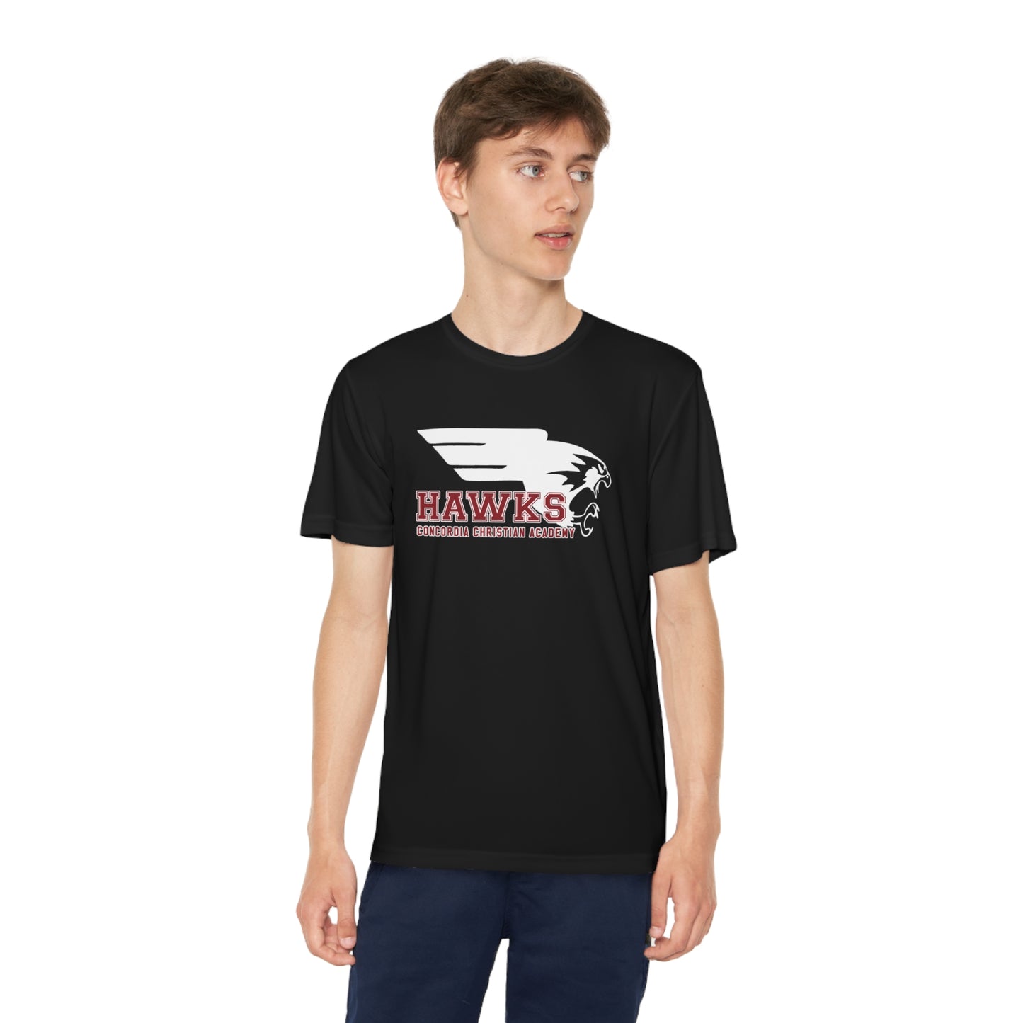 CCA Hawks | Sport-Tek® Youth Active Tee