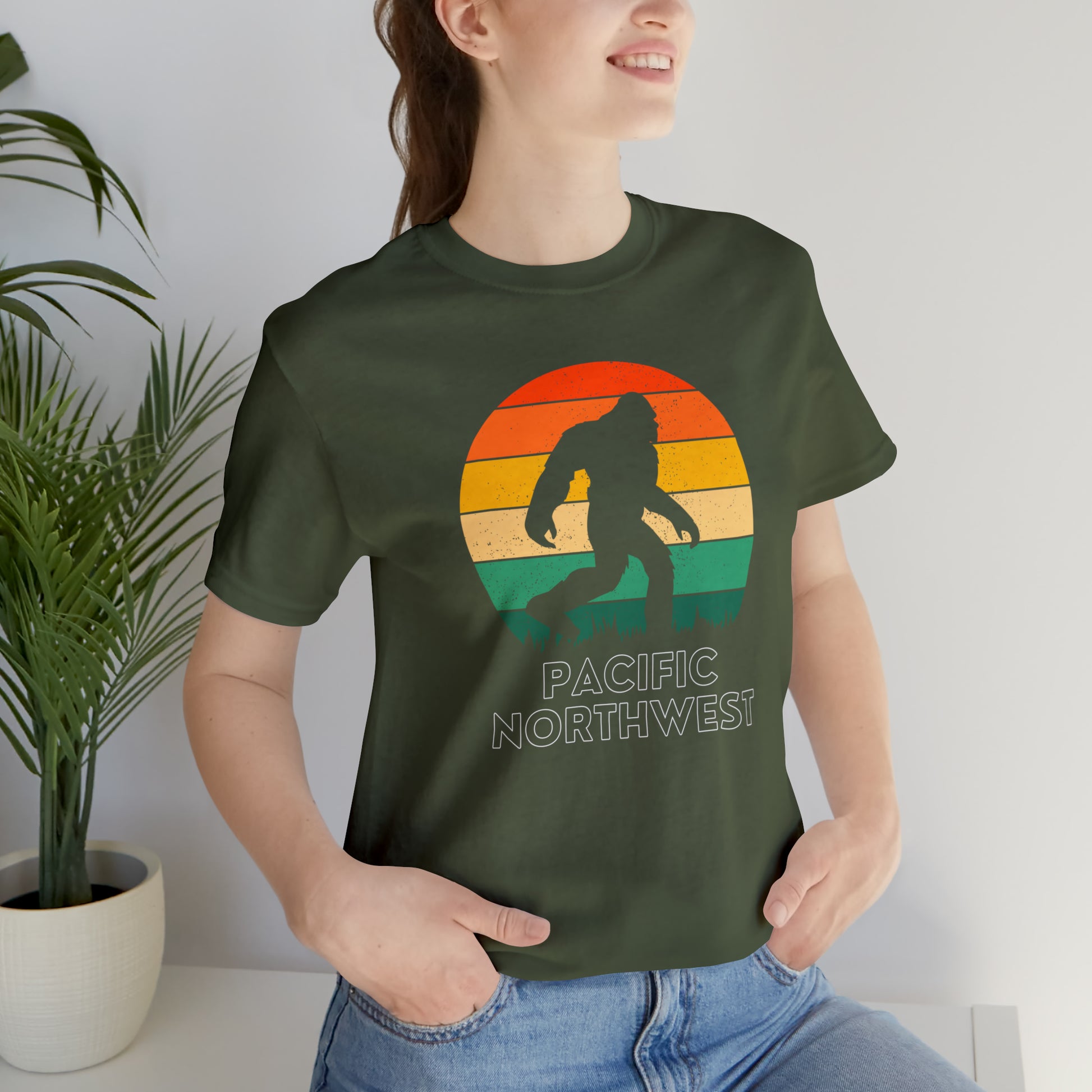 Pacific Northwest Bigfoot | Men/Unisex T-Shirt - Mightee