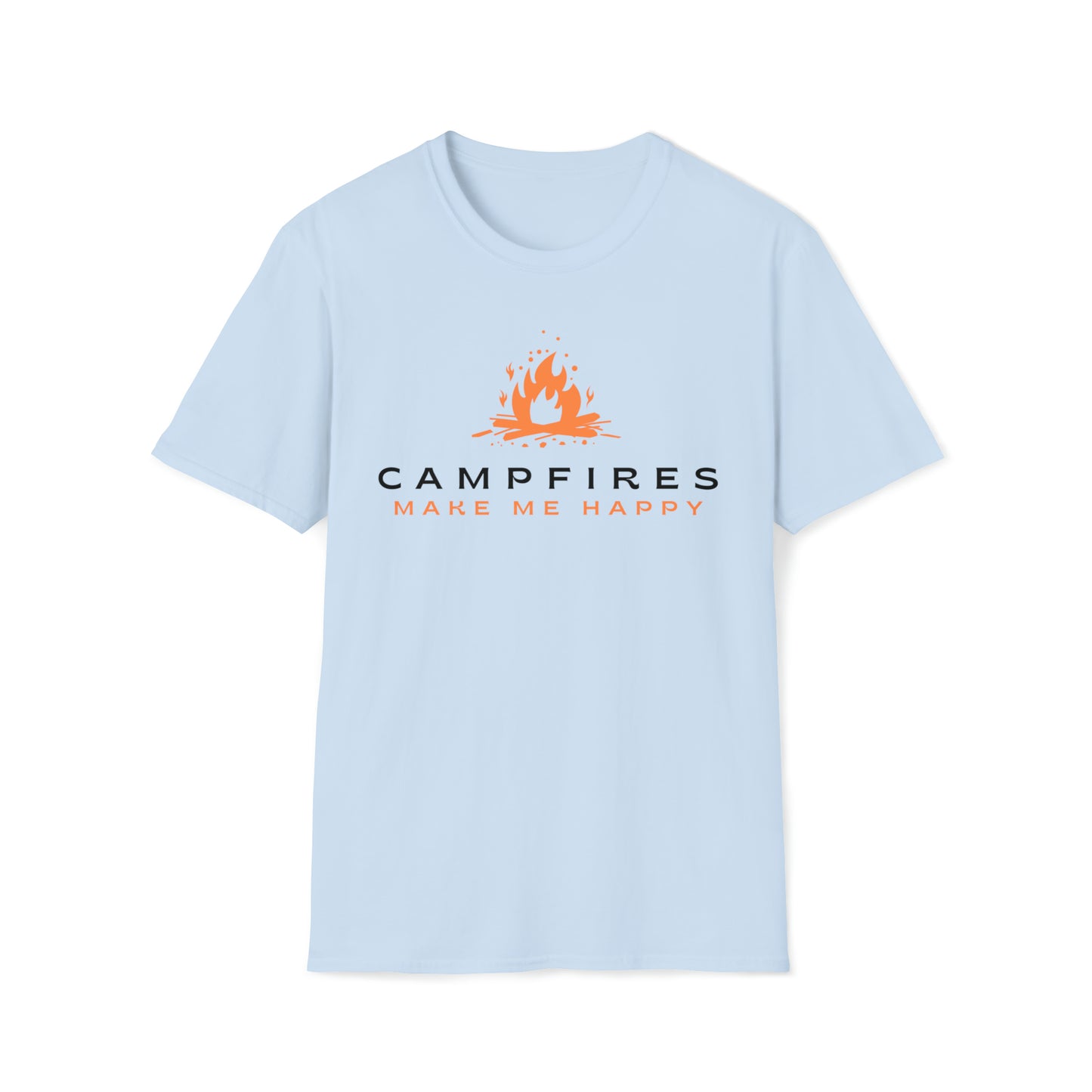 Campfires Make Me Happy T-Shirt | Premium Soft Tee