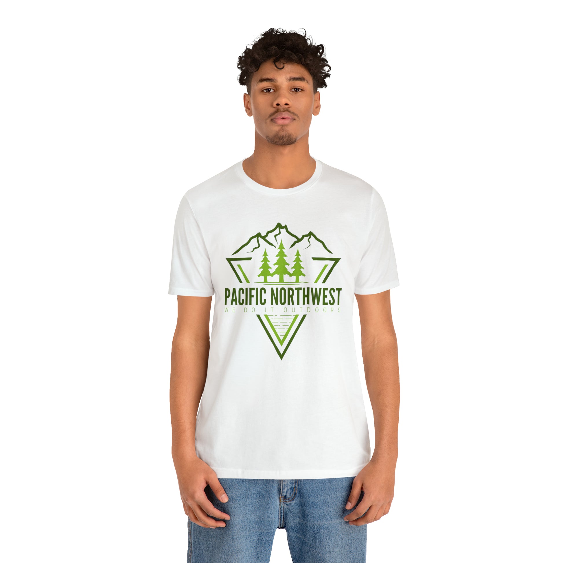 Pacific Northwest We Do It Outside | Men/Unisex T-Shirt - Mightee