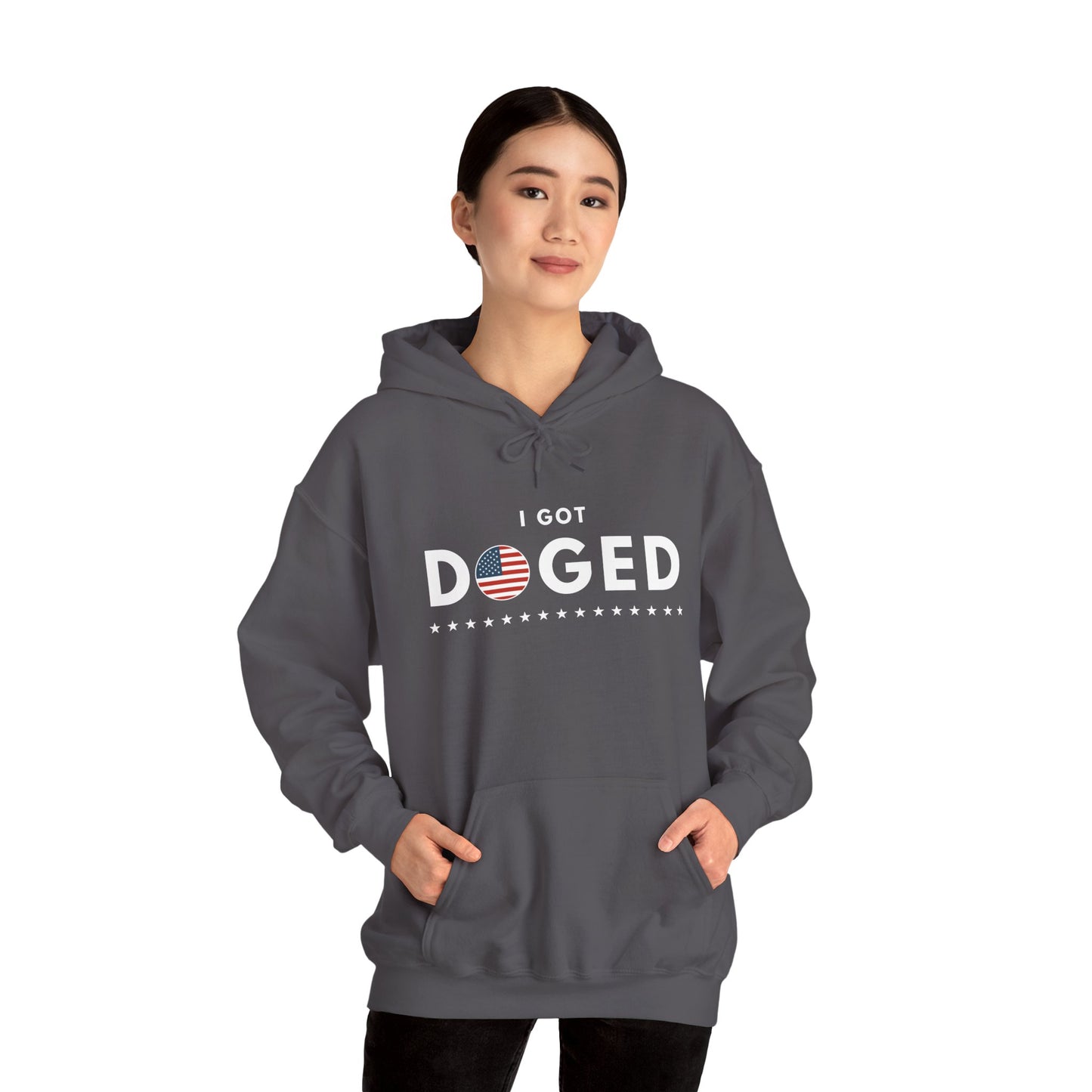 I Got Doged (Flag) | Unisex Hooded Sweatshirt