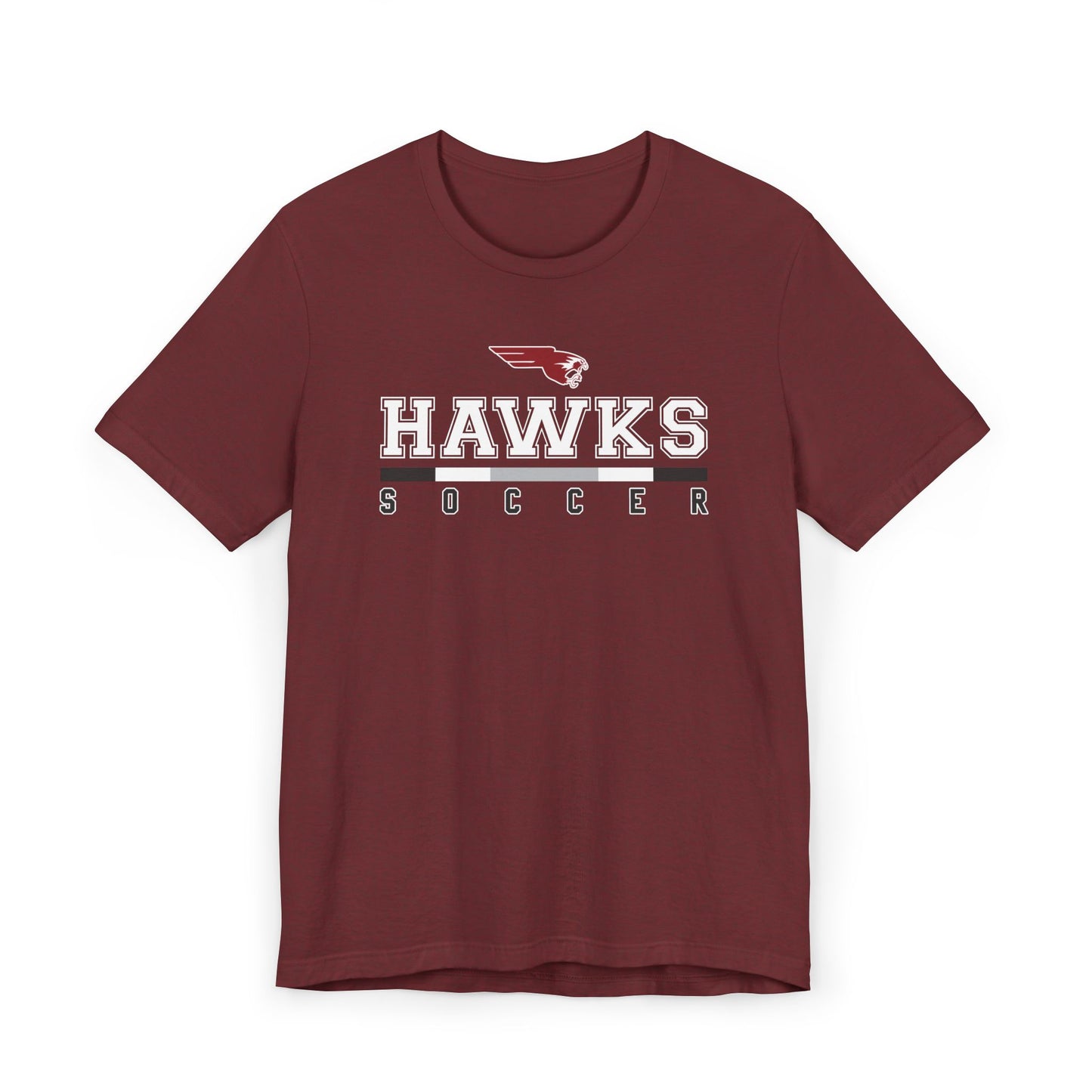 Hawks Soccer Statement | Lightweight Jersey T-Shirt