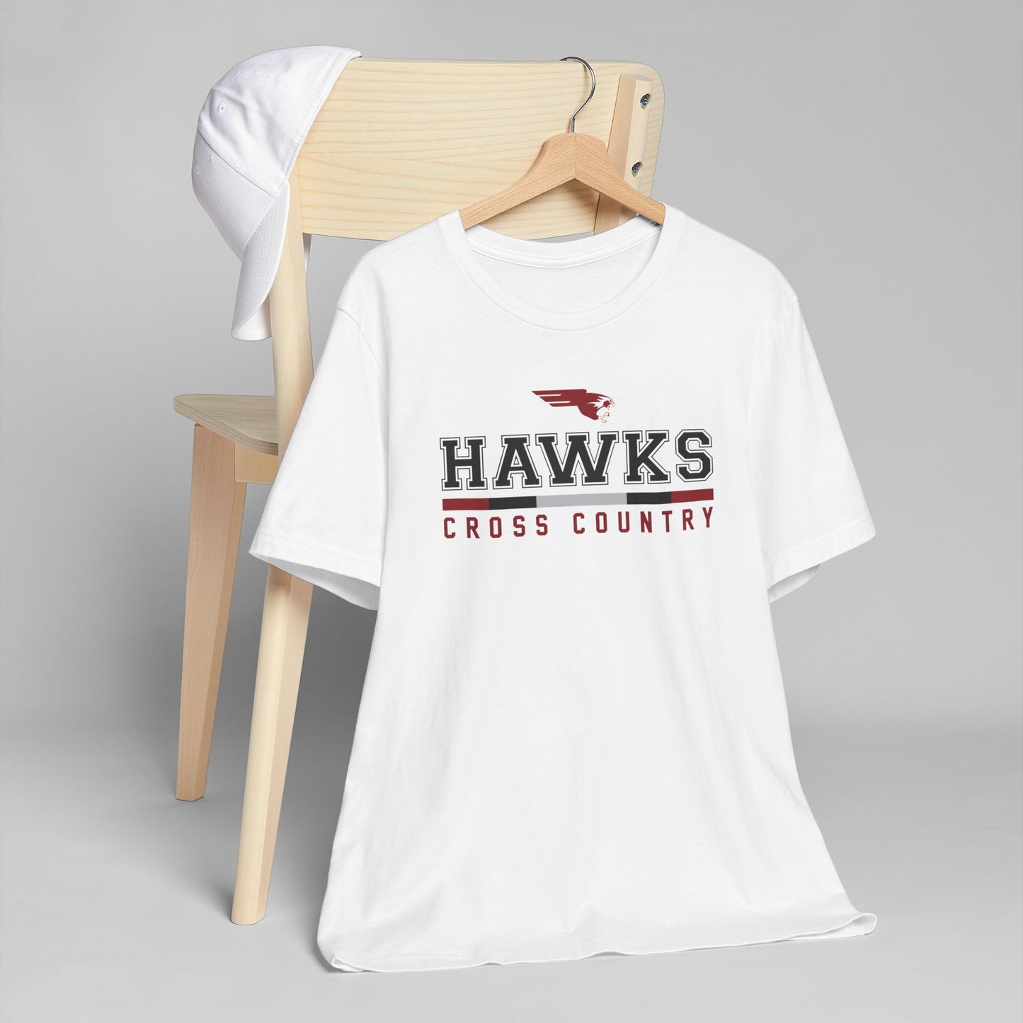 Hawks Cross Country Statement | Lightweight Jersey T-Shirt