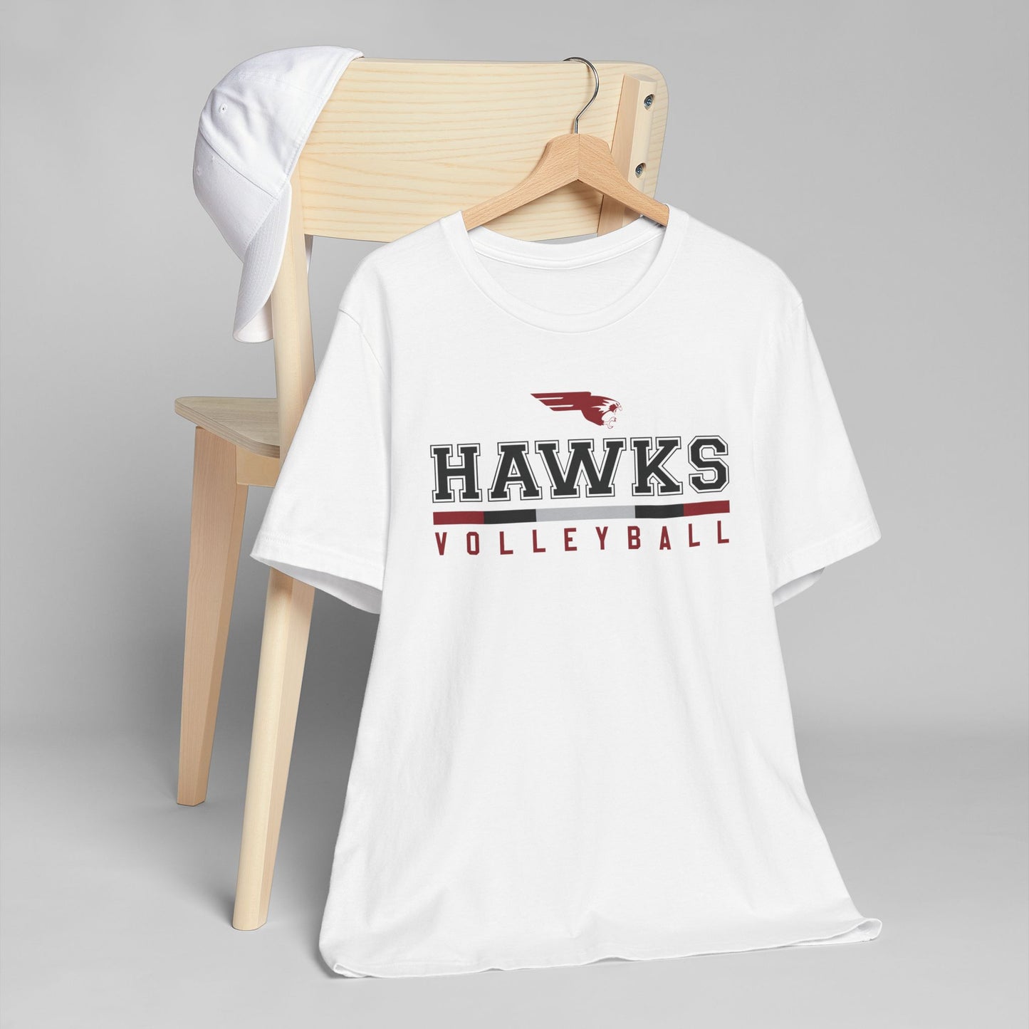 Hawks Volleyball Statement | Lightweight Jersey T-Shirt