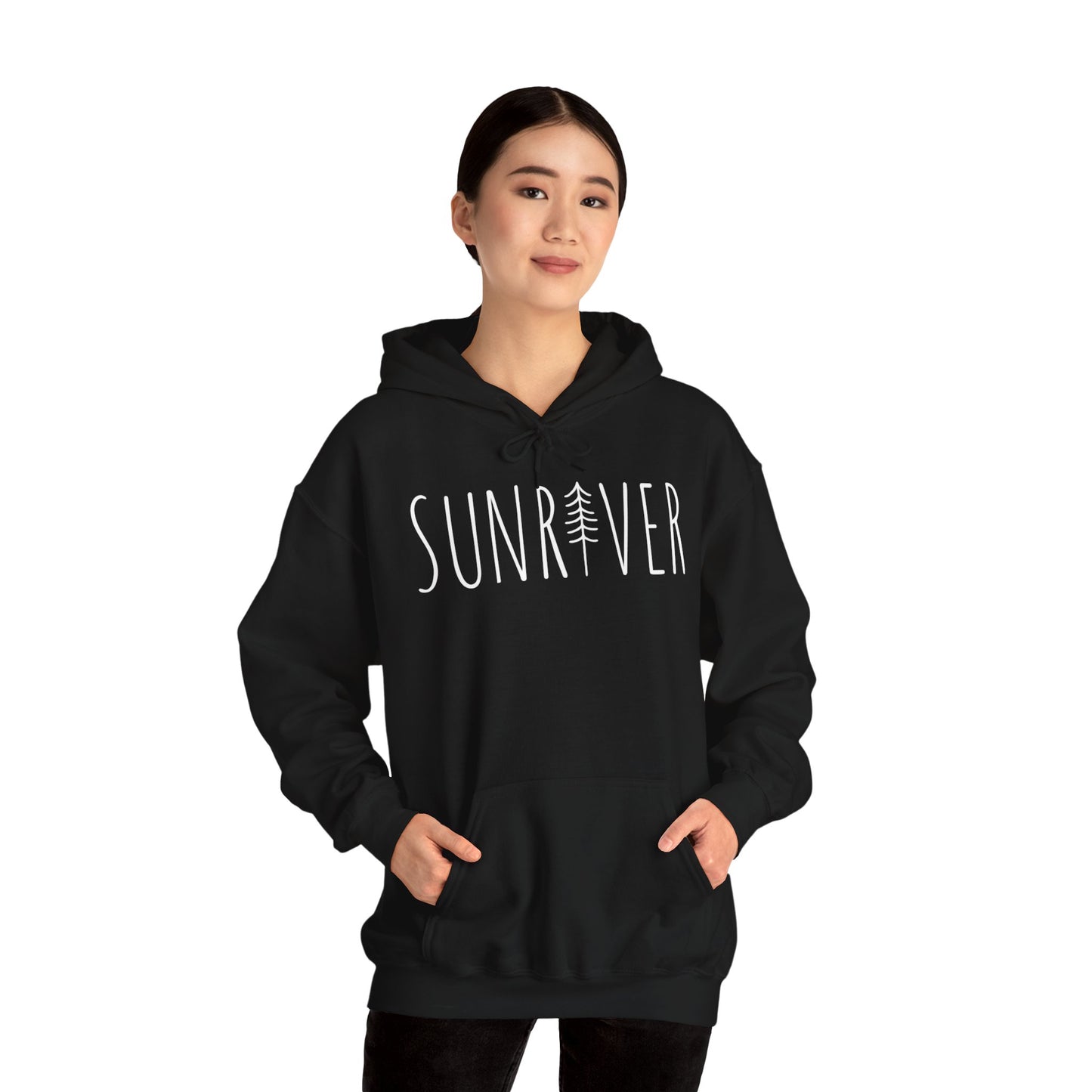 Sunriver Tree Hoodie | Premium Soft Pullover Hoodie