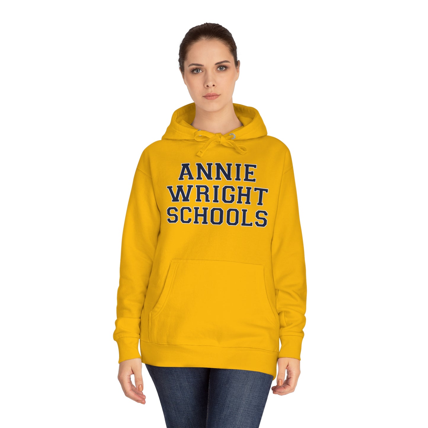 Annie Wright Schools | Unisex Fleece Hoodie (Gold)