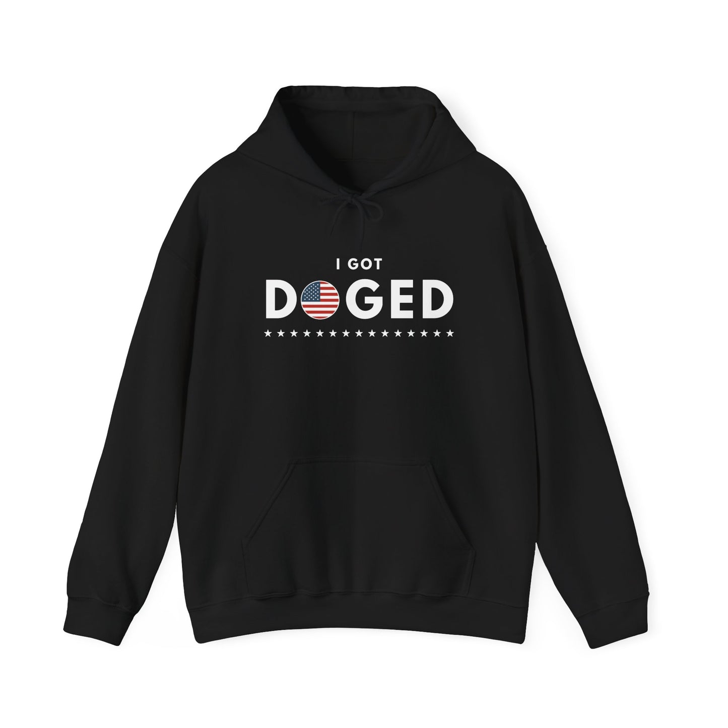 I Got Doged (Flag) | Unisex Hooded Sweatshirt