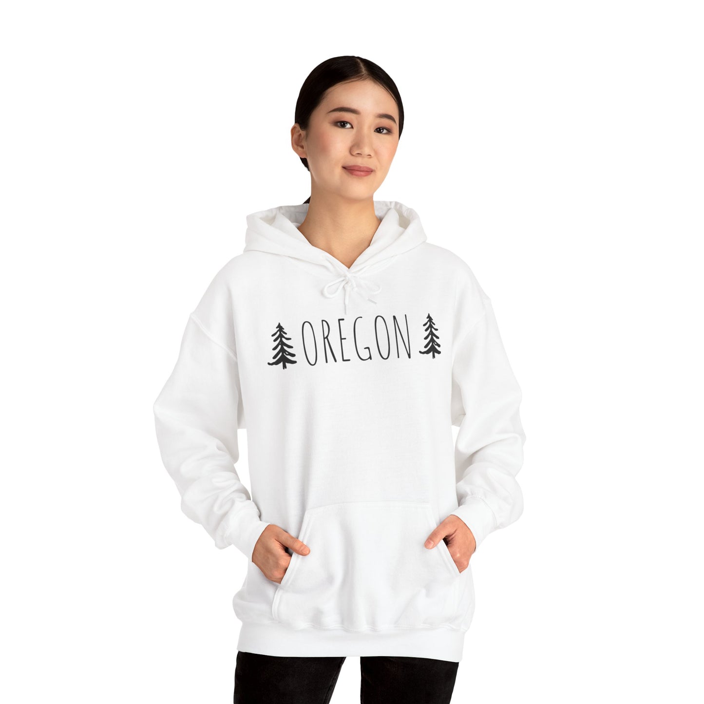 Oregon Tree Hoodie | Premium Soft Pullover Hoodie