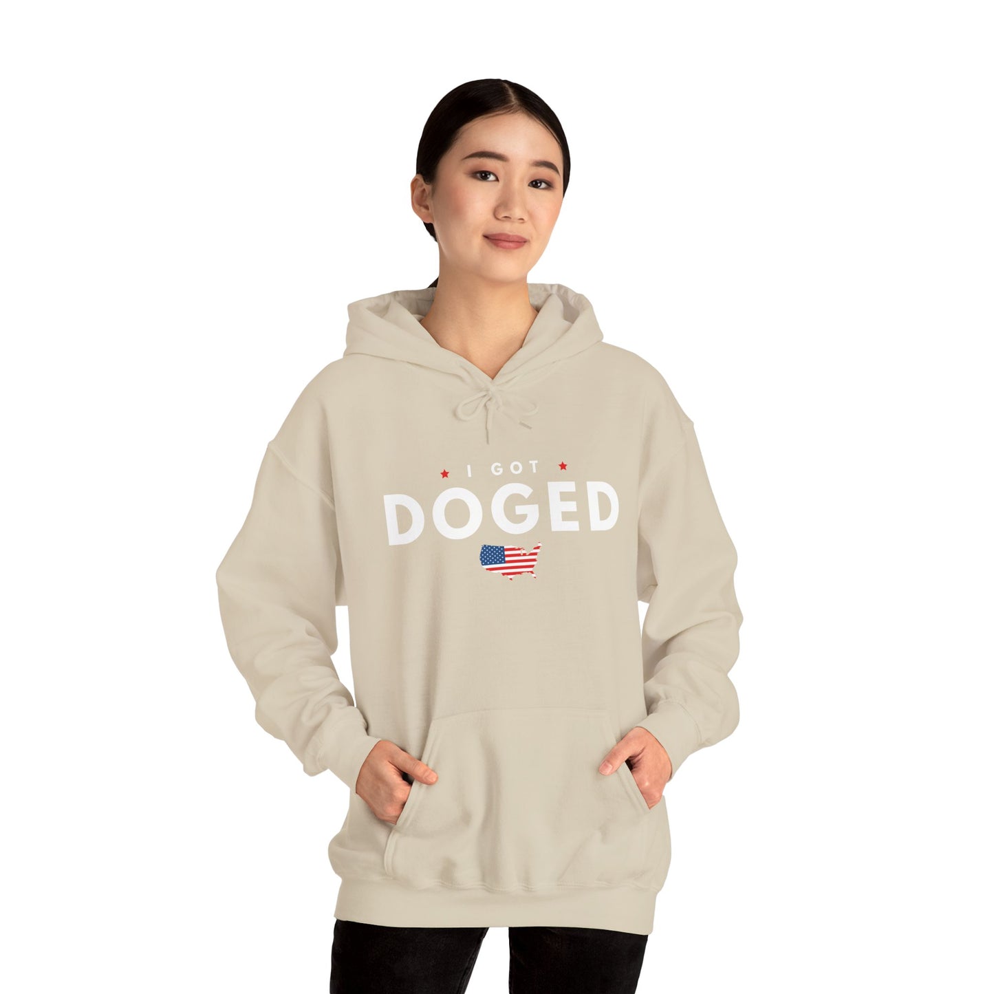 I Got Doged | Unisex Hooded Sweatshirt