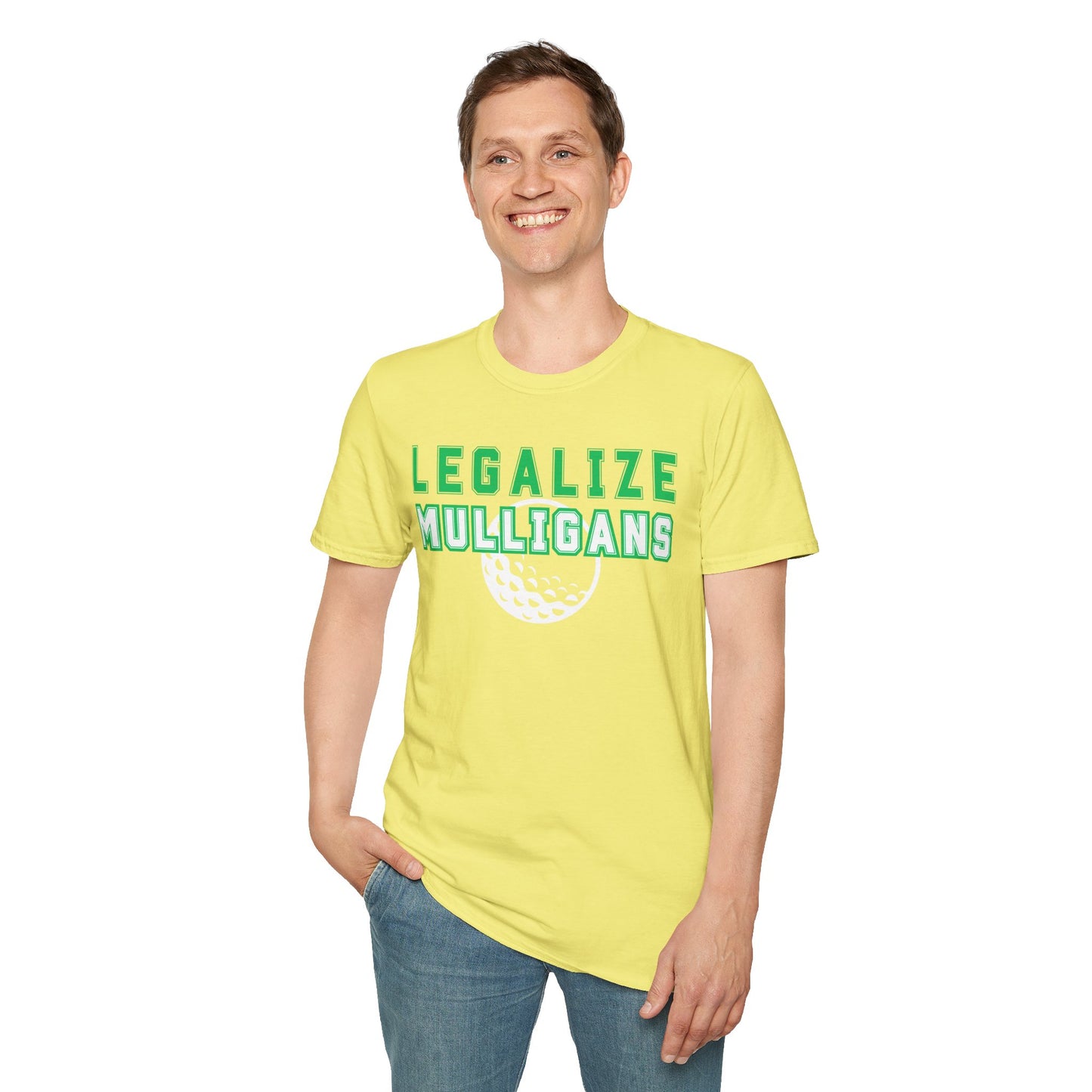 Legalize Mulligans Funny Golf T-Shirt | Premium Soft Tee