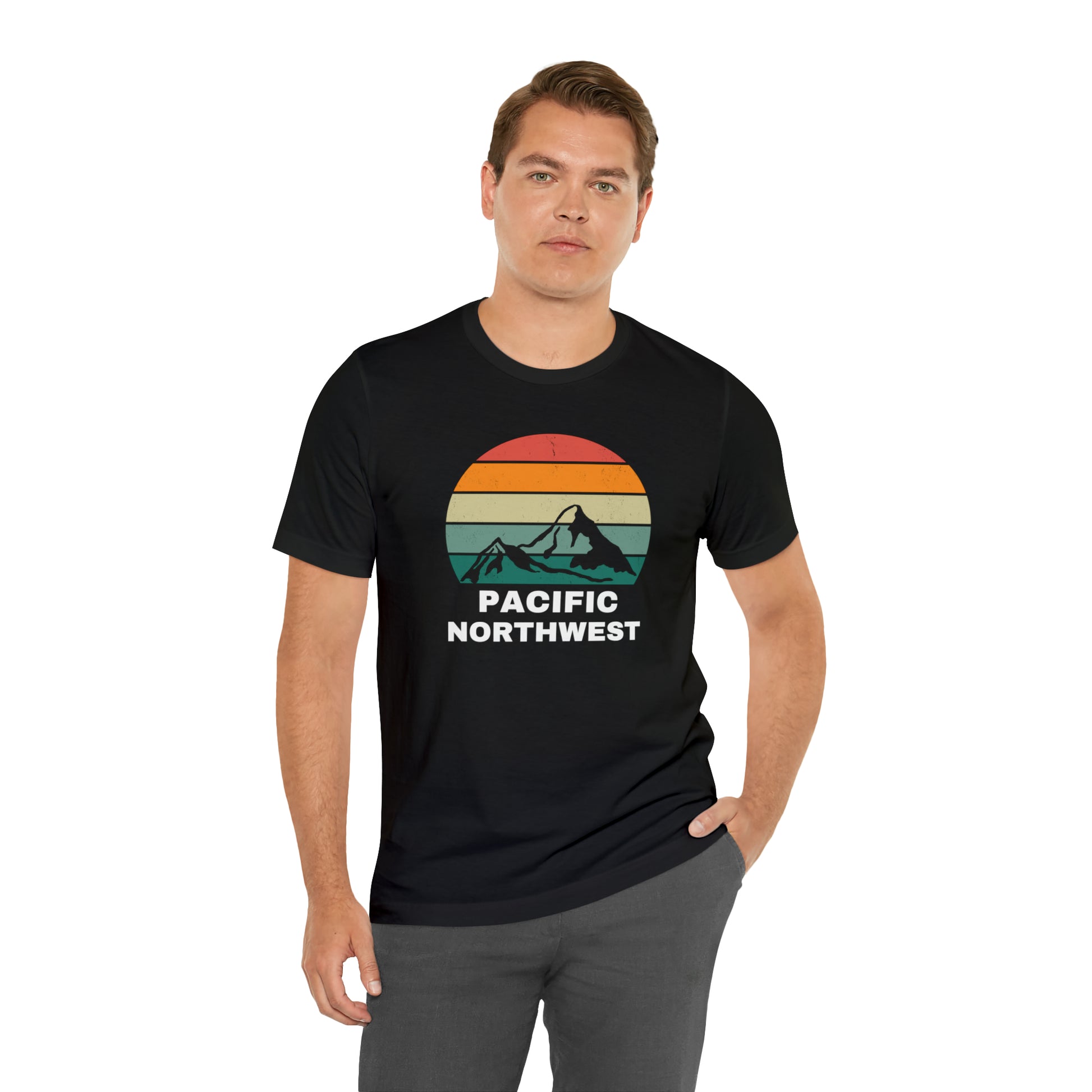 Pacific Northwest Retro | Men/Unisex T-Shirt - Mightee