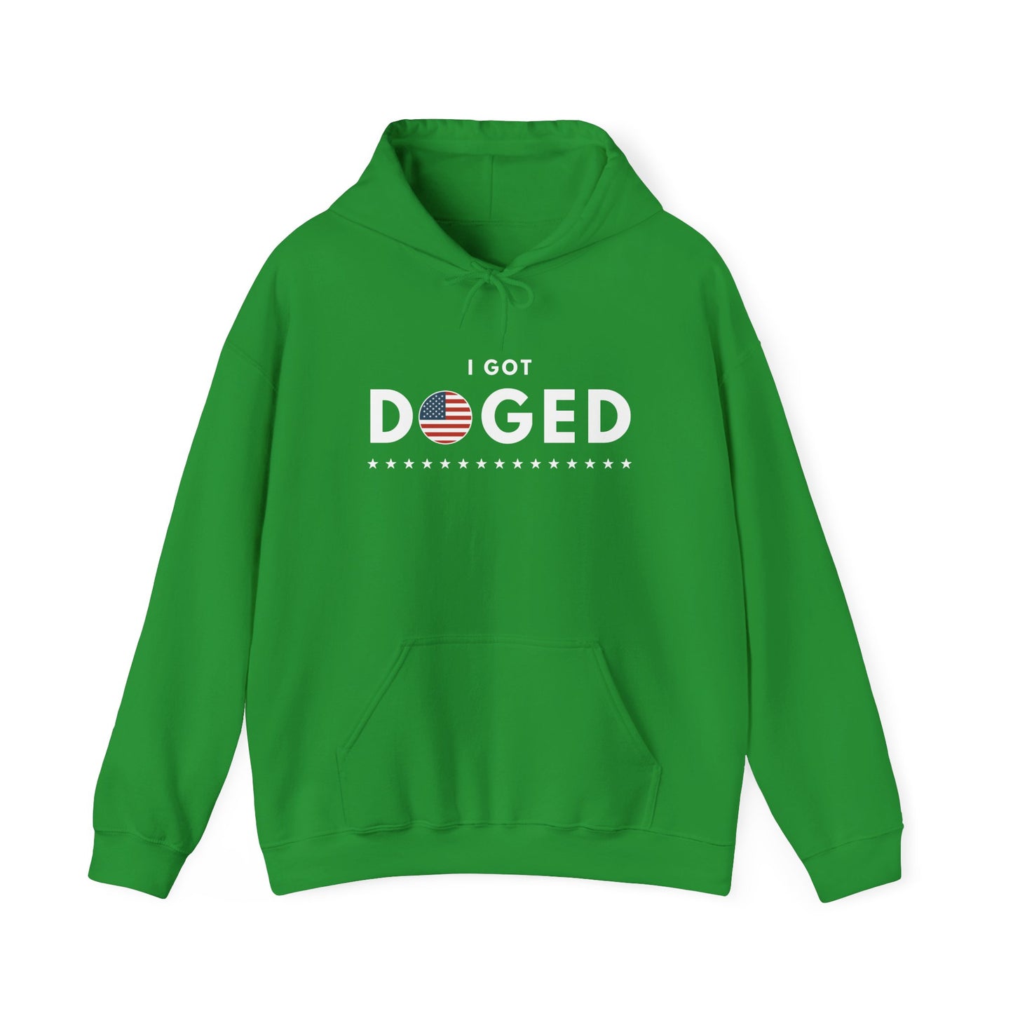 I Got Doged (Flag) | Unisex Hooded Sweatshirt