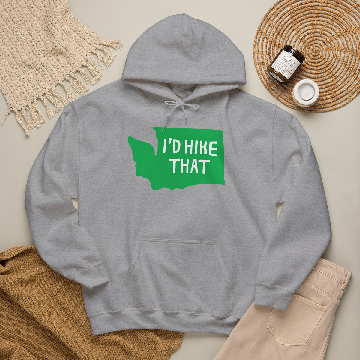 Washington Hike That Hoodie | Premium Soft Pullover Hoodie