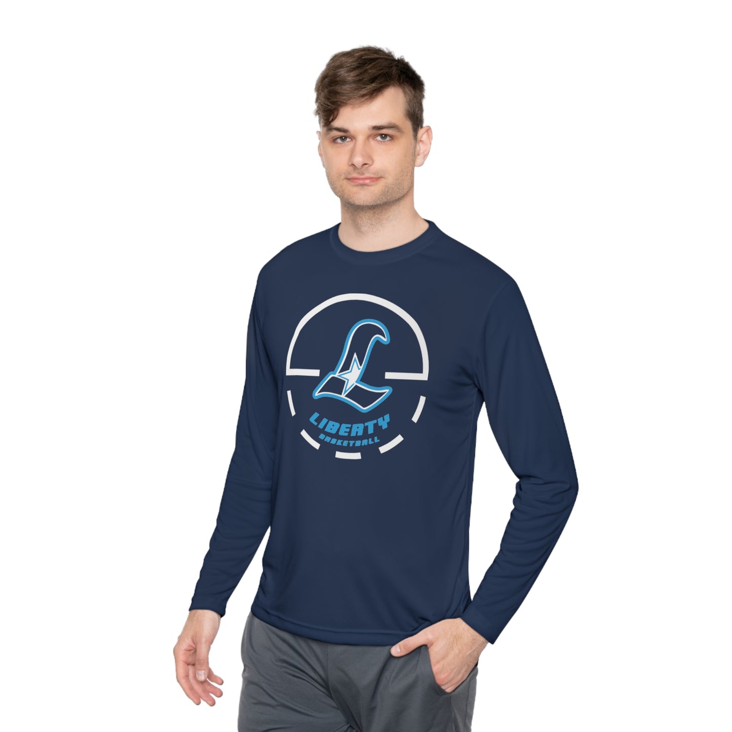 Liberty Falcons Game Time | Performance Moisture Wicking Long Sleeve Tee