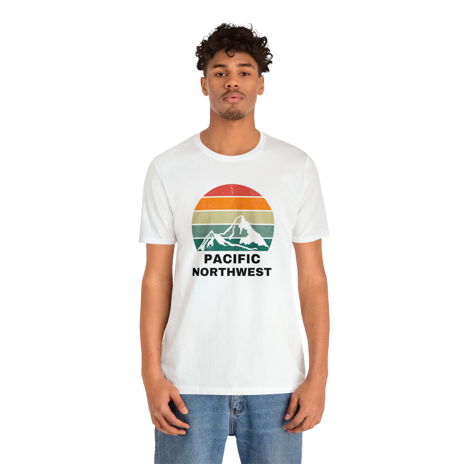 Pacific Northwest Retro | Men/Unisex T-Shirt - Mightee