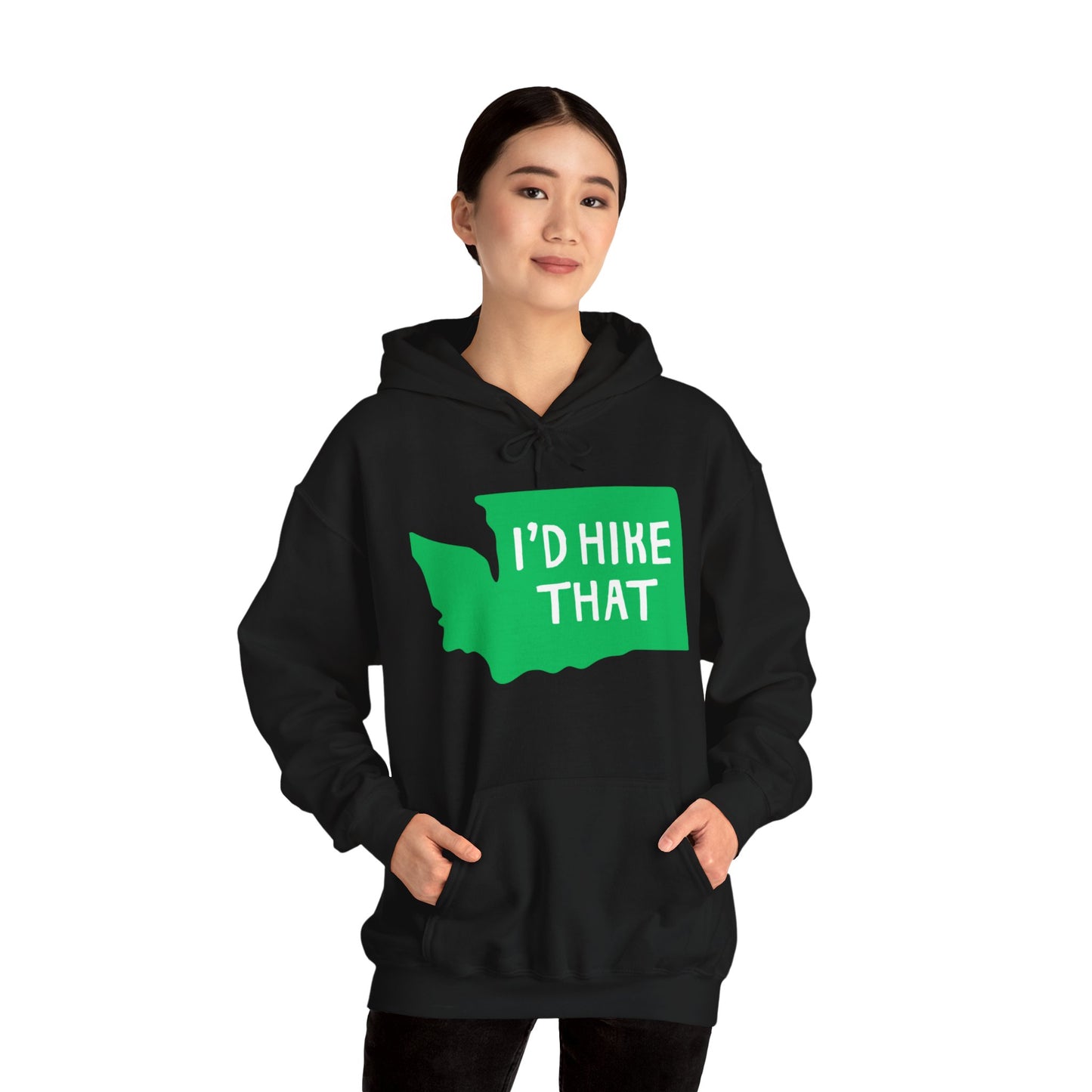 Washington I'd Hike That Hoodie | Premium Soft Pullover Hoodie