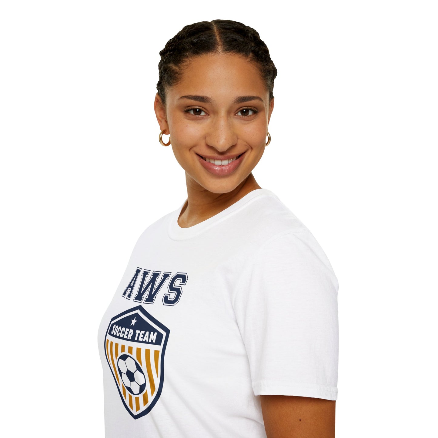 AWS Soccer Crest | Softstyle T-Shirt