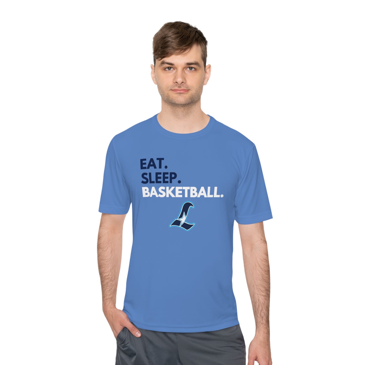 Liberty Eat Sleep Basketball | Performance Moisture Wicking T-Shirt