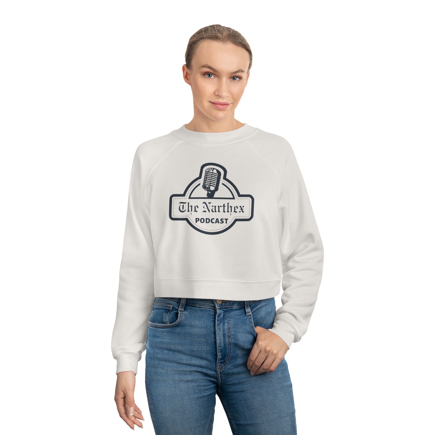 The Narthex Podcast | Women's Cropped Fleece Pullover