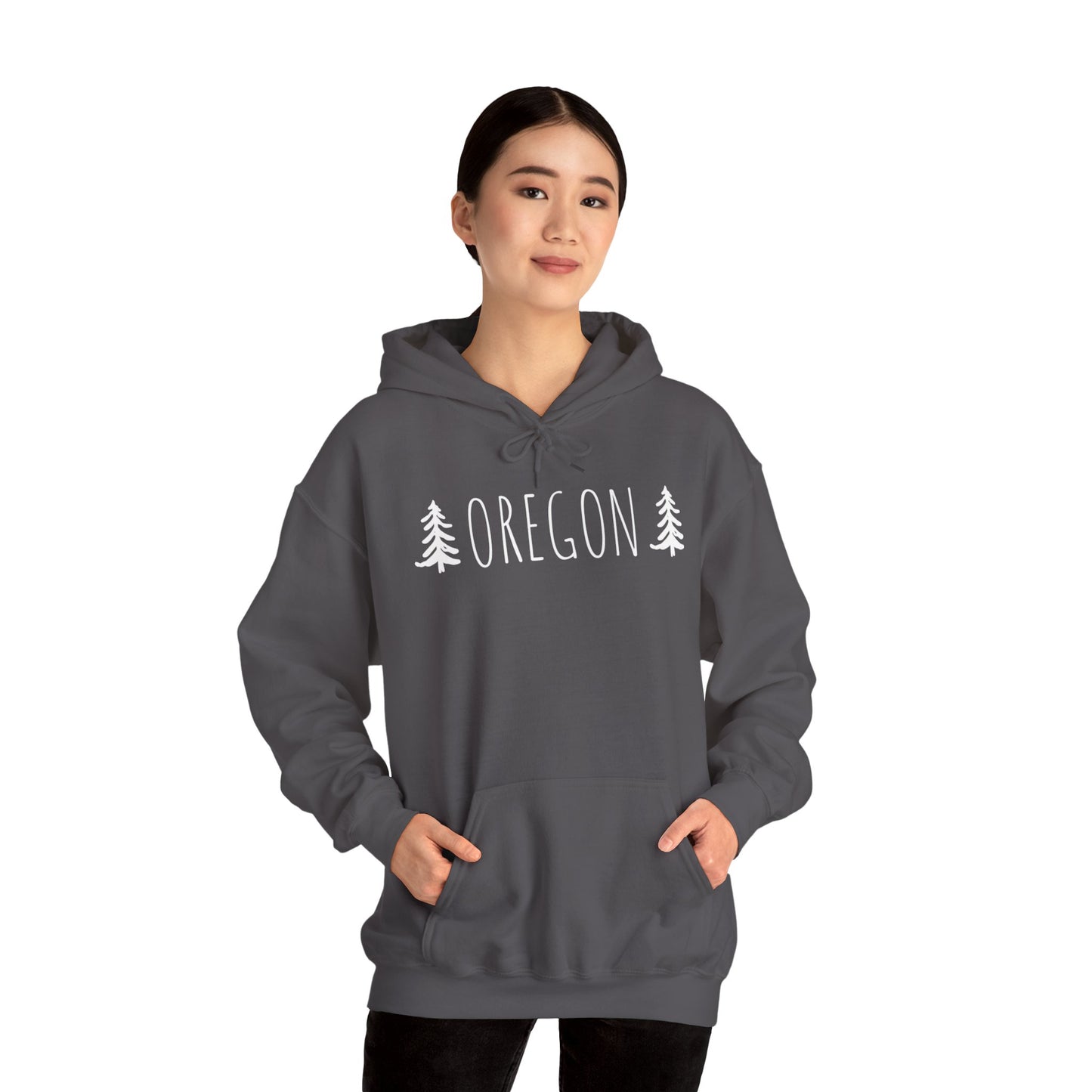 Oregon Tree Hoodie | Premium Soft Pullover Hoodie