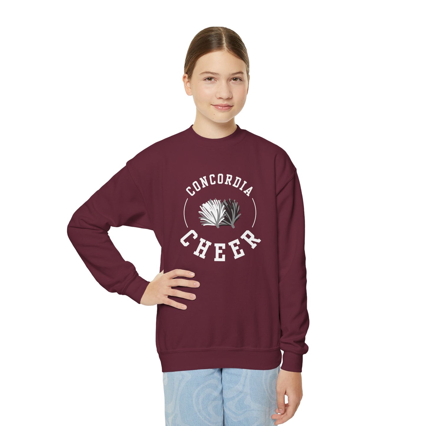 Concordia Cheer | Kids Crewneck Sweatshirt