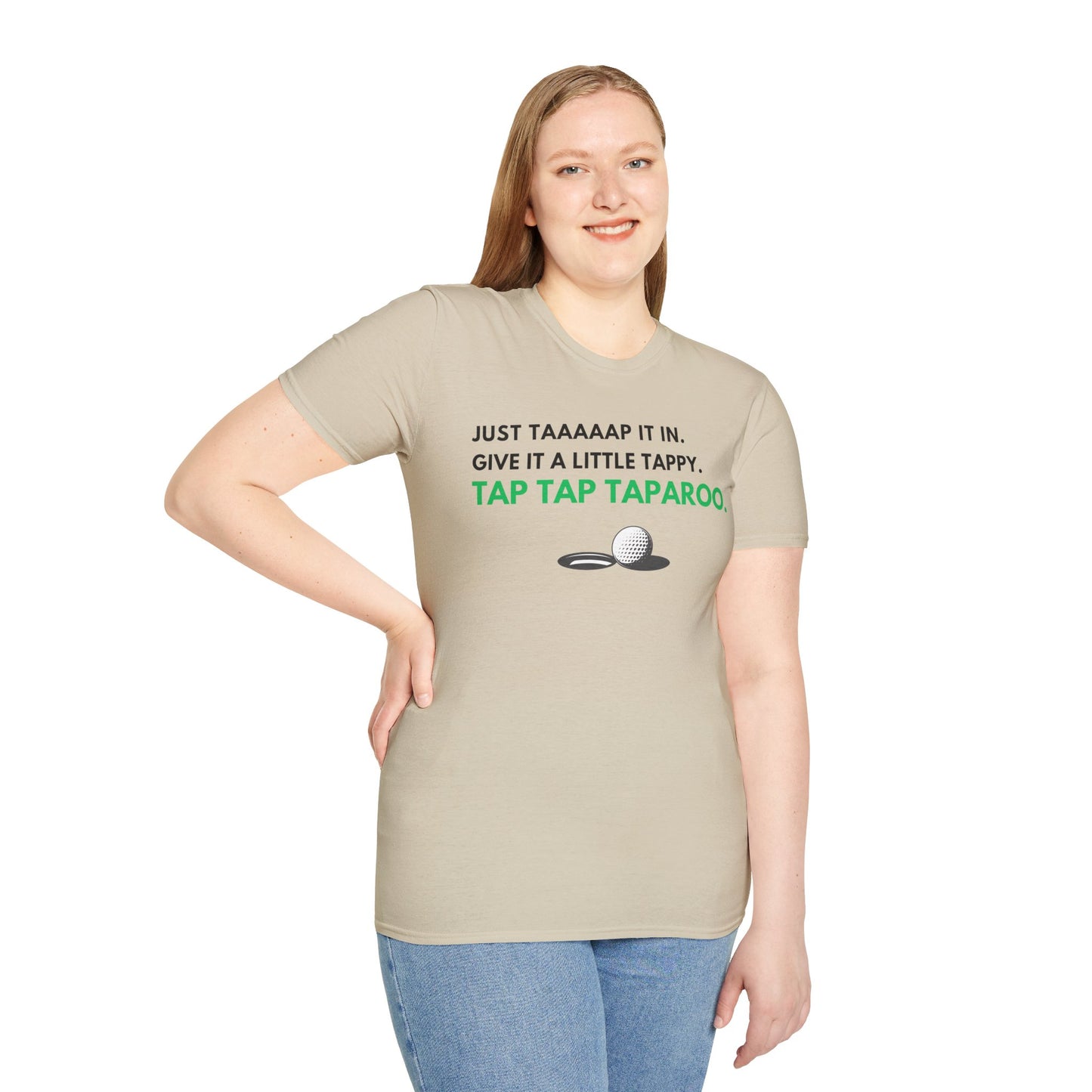 Just Tap It In Funny Golf T-Shirt | Premium Soft Tee