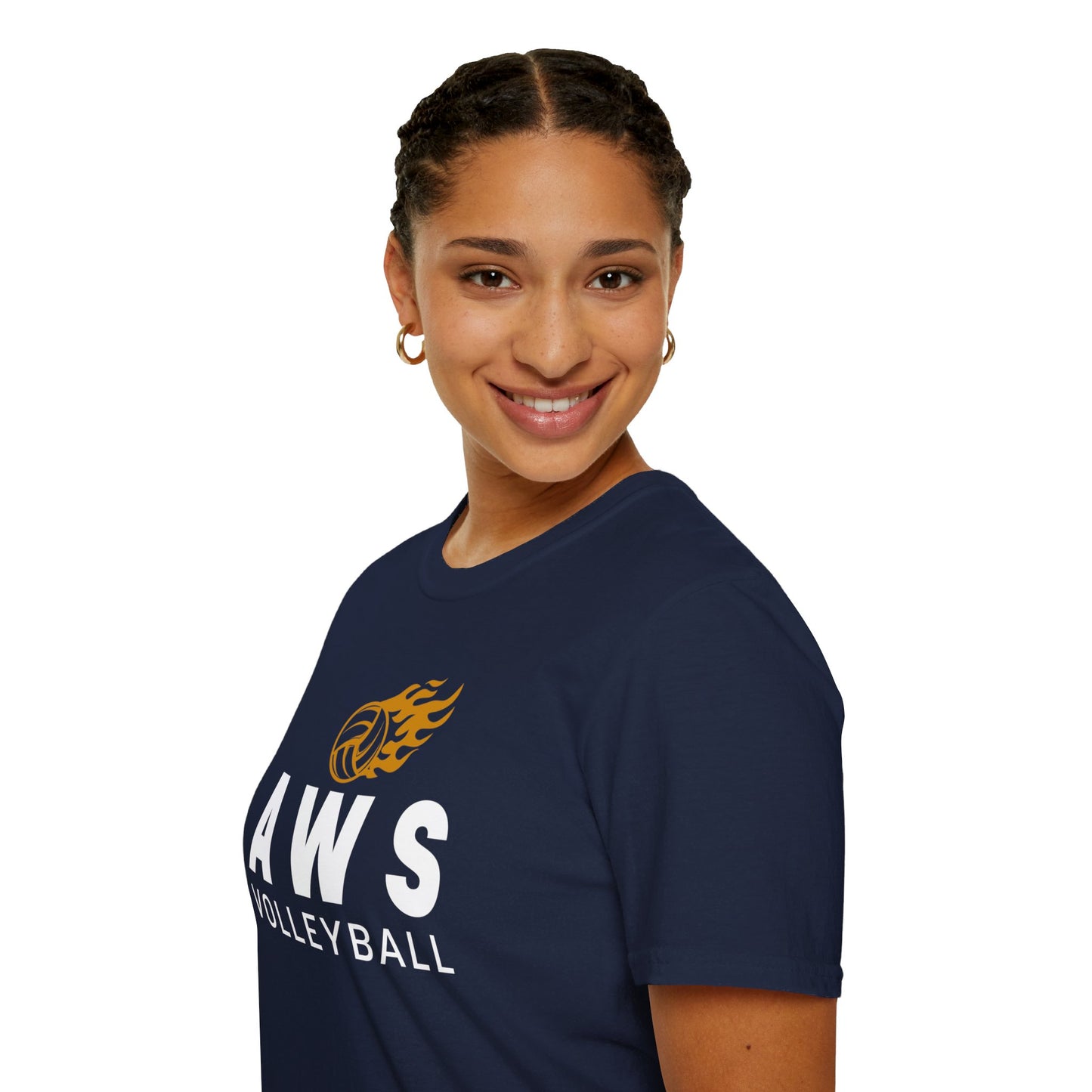 AWS Volleyball Fanatic | Softstyle T-Shirt