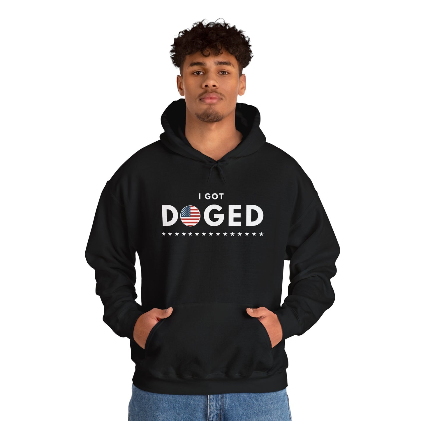 I Got Doged (Flag) | Unisex Hooded Sweatshirt