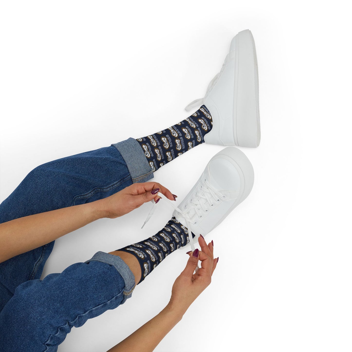 AWS Gators | Navy Crew Socks