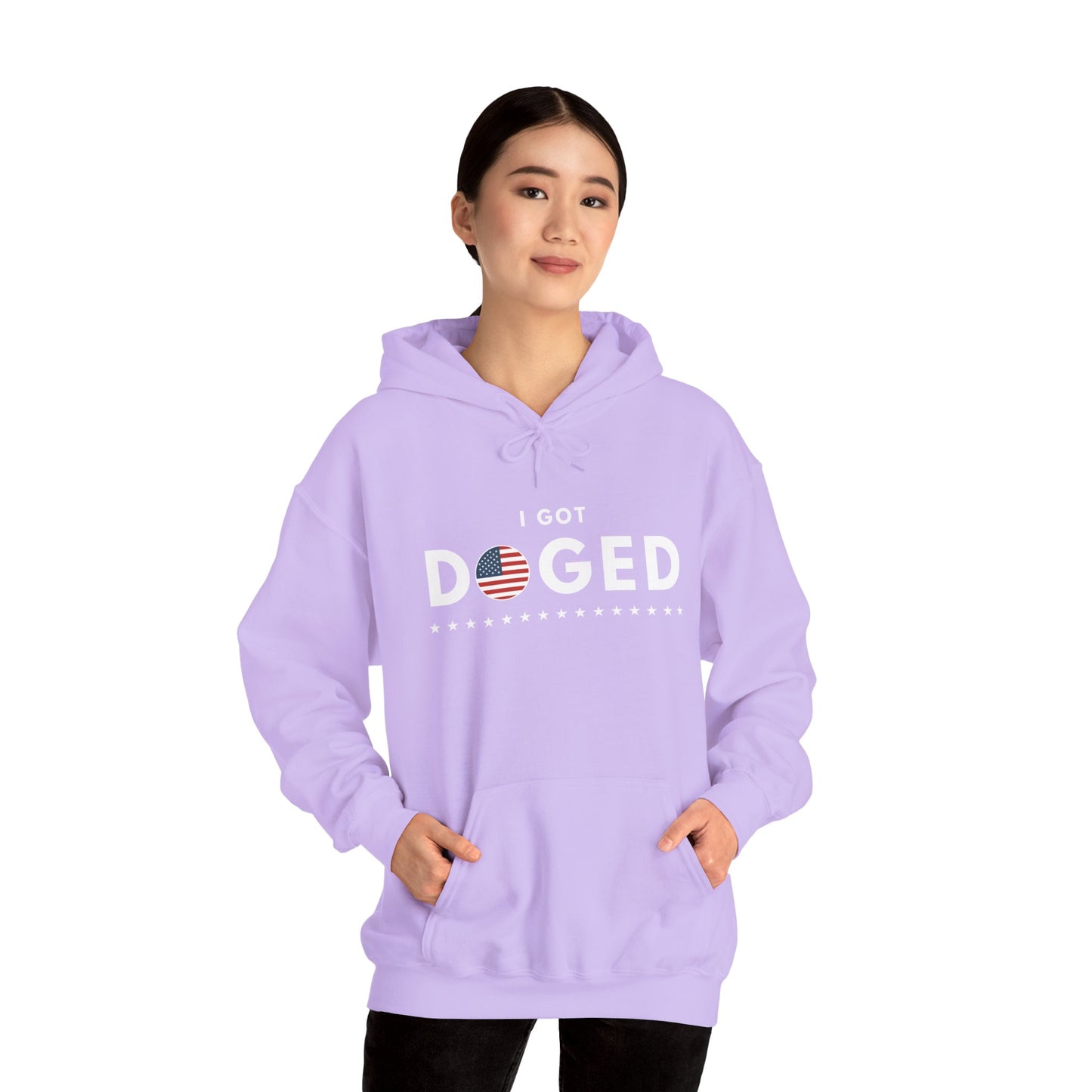 I Got Doged (Flag) | Unisex Hooded Sweatshirt