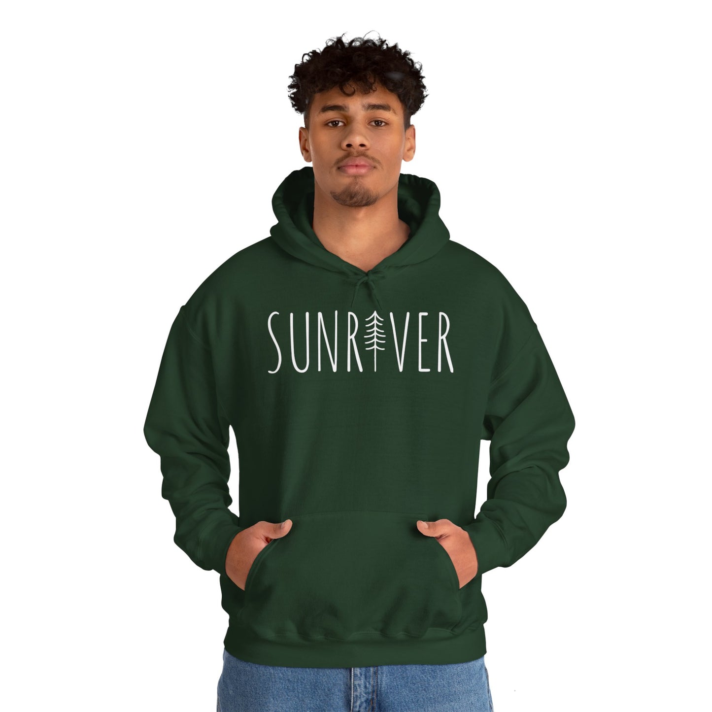 Sunriver Tree Hoodie | Premium Soft Pullover Hoodie