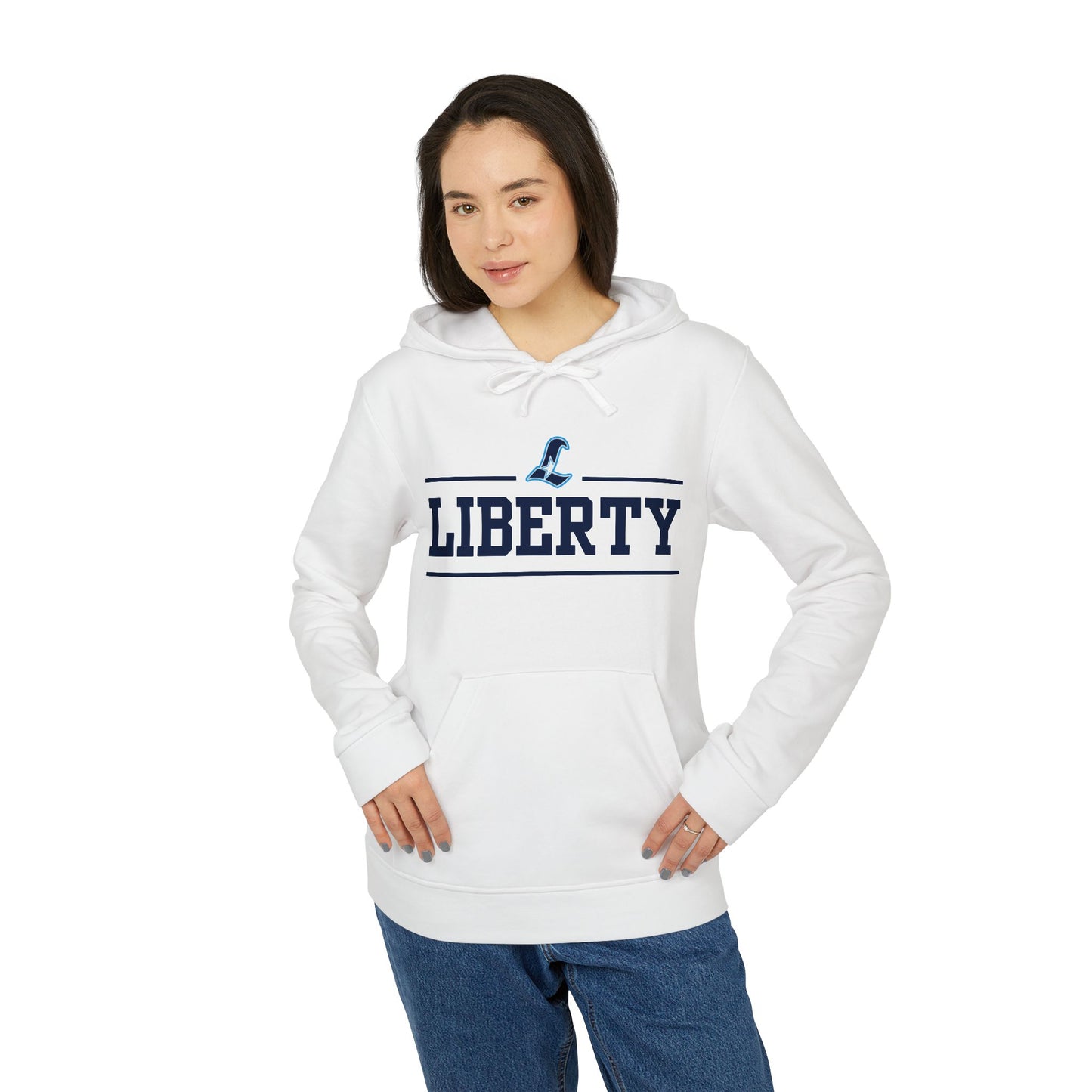 Liberty Falcons | Adidas Unisex Fleece Hoodie