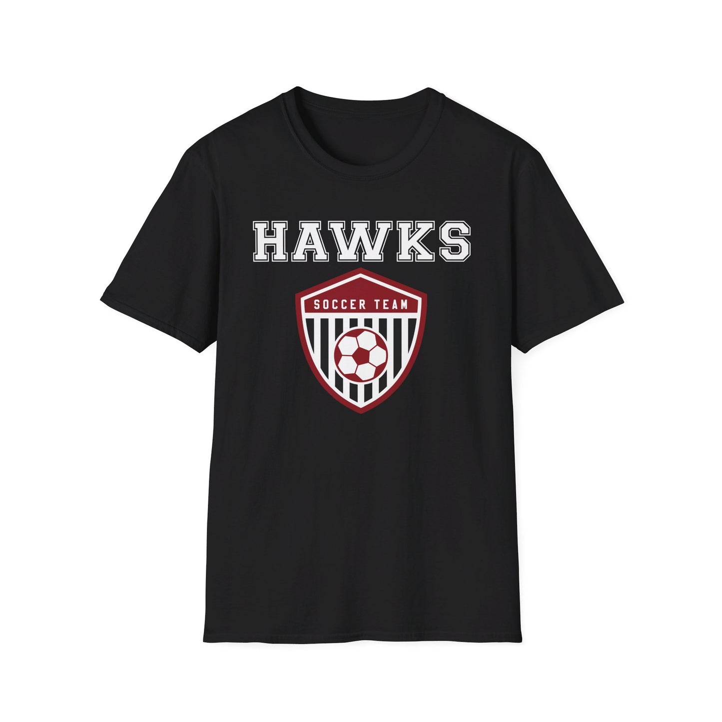 Hawks Soccer Crest | Softstyle T-Shirt