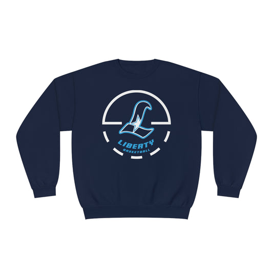 Liberty Falcons Game Time | Unisex NuBlend® Fleece Crewneck Sweatshirt