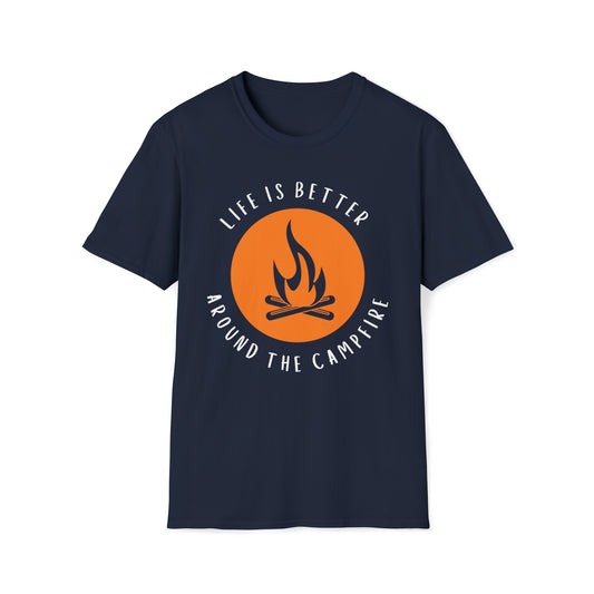 Life Is Better Around The Campfire T-Shirt | Premium Soft Tee