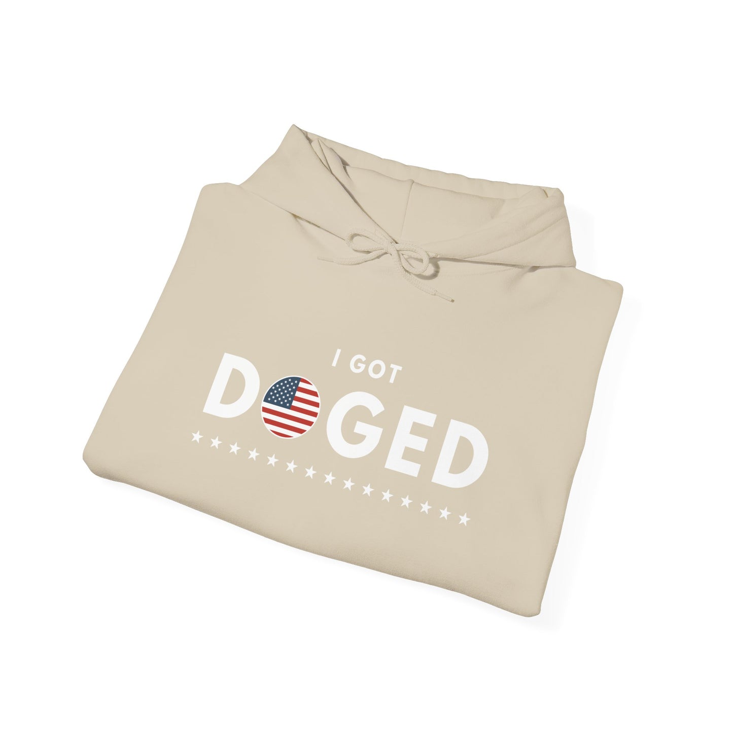 I Got Doged (Flag) | Unisex Hooded Sweatshirt