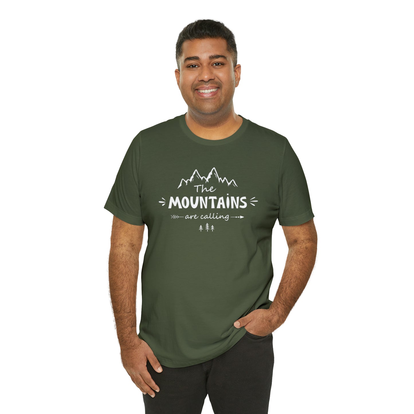 The Mountains Are Calling | Men/Unisex T-Shirt - Mightee